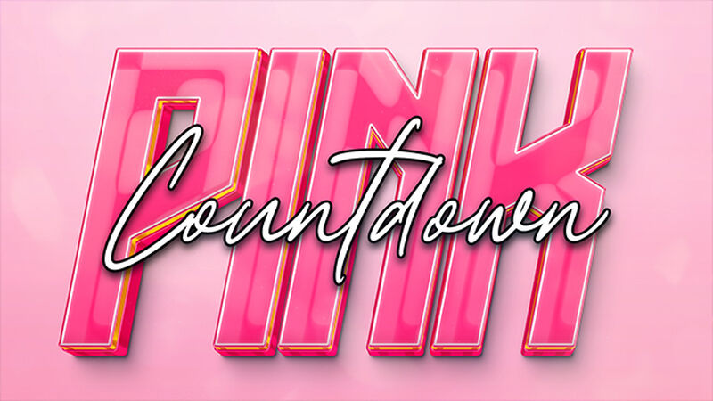 Pink Future Drop Sports Countdown
